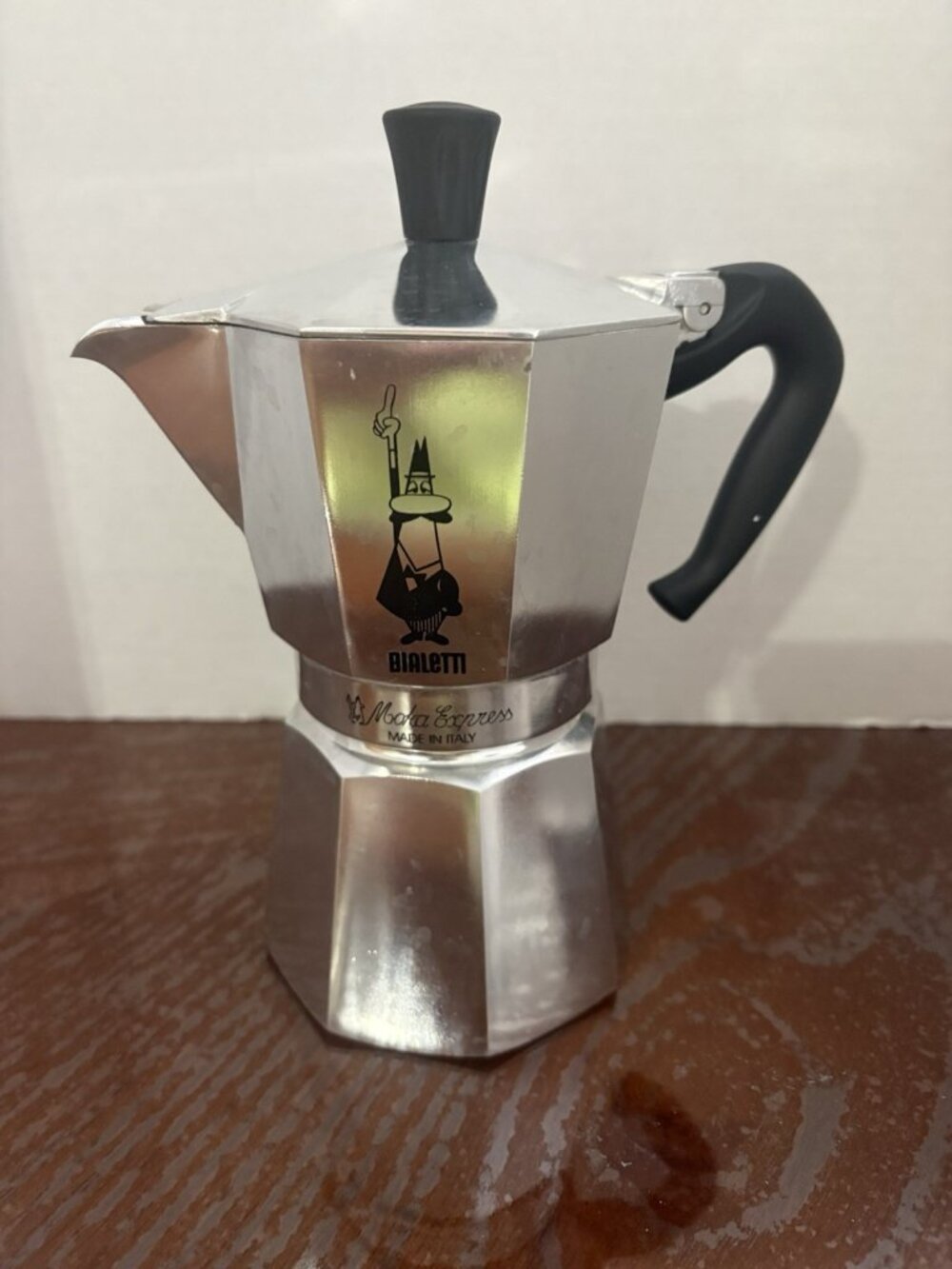 Bialetti Moka Express Export Espresso Pot 1cup Stove Top